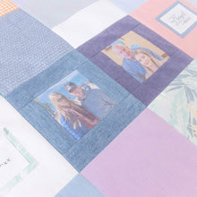Load image into Gallery viewer, MEMORY QUILT Classic &quot;BORDER SAMMY&quot; Square Heirloom Keepsake Quilt