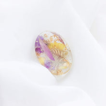 Load image into Gallery viewer, MEMORY DECOR &quot;Pansy&quot; Memories in Threads Palmstone Keepsake