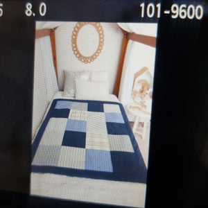 CUSTOM LISTING FOR ASHLEE P QUILT - CUSTOM ORDER ONLY for Memories in Threads - "Sammy" Square Panel Quilt