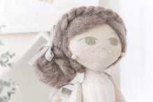 Load image into Gallery viewer, MEMORY DOLL &quot;Royal&quot; BRIDAL / Intricate Ballerina Heirloom Memories in Threads Cloth Doll