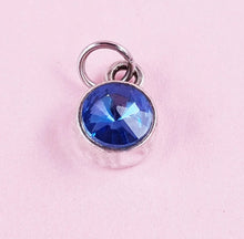 Load image into Gallery viewer, CUSTOM LISTING Montahna - &quot;Brindle&quot; Bride Oval Photo Charm Dangle Double Charm and Blue Charm ACCESSORY CUSTOM ORDER ONLY, CUSTOM MAKE TIMES APPLY.