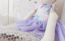 Load image into Gallery viewer, &quot;Classic&quot; Ballerina Mermaid Modern Heirloom Cloth Doll - Shelley