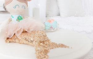 "Classic" Mini Mee Ballerina Mermaid Modern Heirloom Cloth Doll - Oceania