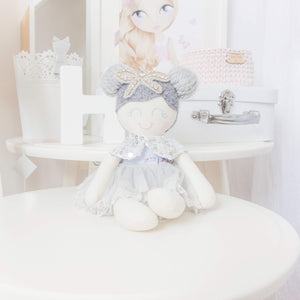 "Luxe" Mini Mee Modern Heirloom Cloth Doll Ballerina - Wynter