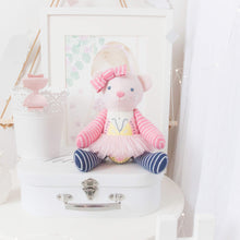 Load image into Gallery viewer, MEMORY BEAR &quot;Biscuit&quot; Memories in Threads Bear Heirloom Cloth Doll