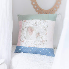 Load image into Gallery viewer, MEMORY PILLOW &quot;Penny&quot; Photo Quilted Memories in Threads Pillow
