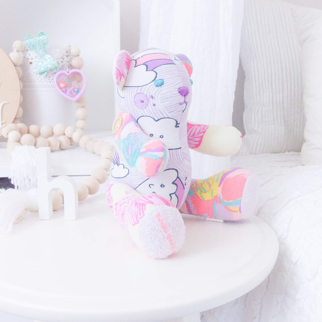 Memory Keepsake, Memory Bear Australia, Memory Teddy, Memory Doll. Memory Bear made of loved ones clothing