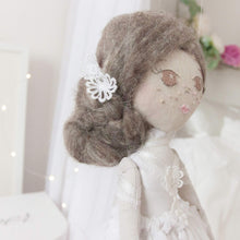 Load image into Gallery viewer, MEMORY DOLL &quot;Royal&quot; BRIDAL / Intricate Ballerina Heirloom Memories in Threads Cloth Doll
