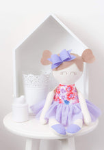 Load image into Gallery viewer, CUSTOM LISTING Trisha - Classic &quot;Ballerina&quot; Memory Cloth Heirloom Doll DECOR CUSTOM ORDER ONLY, CUSTOM MAKE TIMES APPLY.