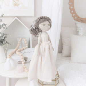 MEMORY DOLL "Royal" BRIDAL / Intricate Ballerina Heirloom Memories in Threads Cloth Doll