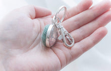 Load image into Gallery viewer, CUSTOM LISTING FOR SAMANTHA S LISTING 2 - CUSTOM ORDER ONLY for Memories in Threads - &quot;Memory Cube&quot; Keepsake and &quot;Karrie&quot; Keyrings Keepsake