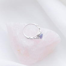 Load image into Gallery viewer, CUSTOM LISTING Jenelle Memories in Threads -  &quot;Peaches&quot; Pear Halo Ring with PBM CUSTOM ORDER ONLY, CUSTOM MAKE TIMES APPLY.
