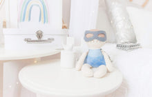Load image into Gallery viewer, &quot;Novelty&quot; Mini Mee Mr Superhero Modern Heirloom Cloth Doll - Storm
