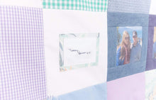 Load image into Gallery viewer, MEMORY QUILT Classic &quot;BORDER SAMMY&quot; Square Heirloom Keepsake Quilt